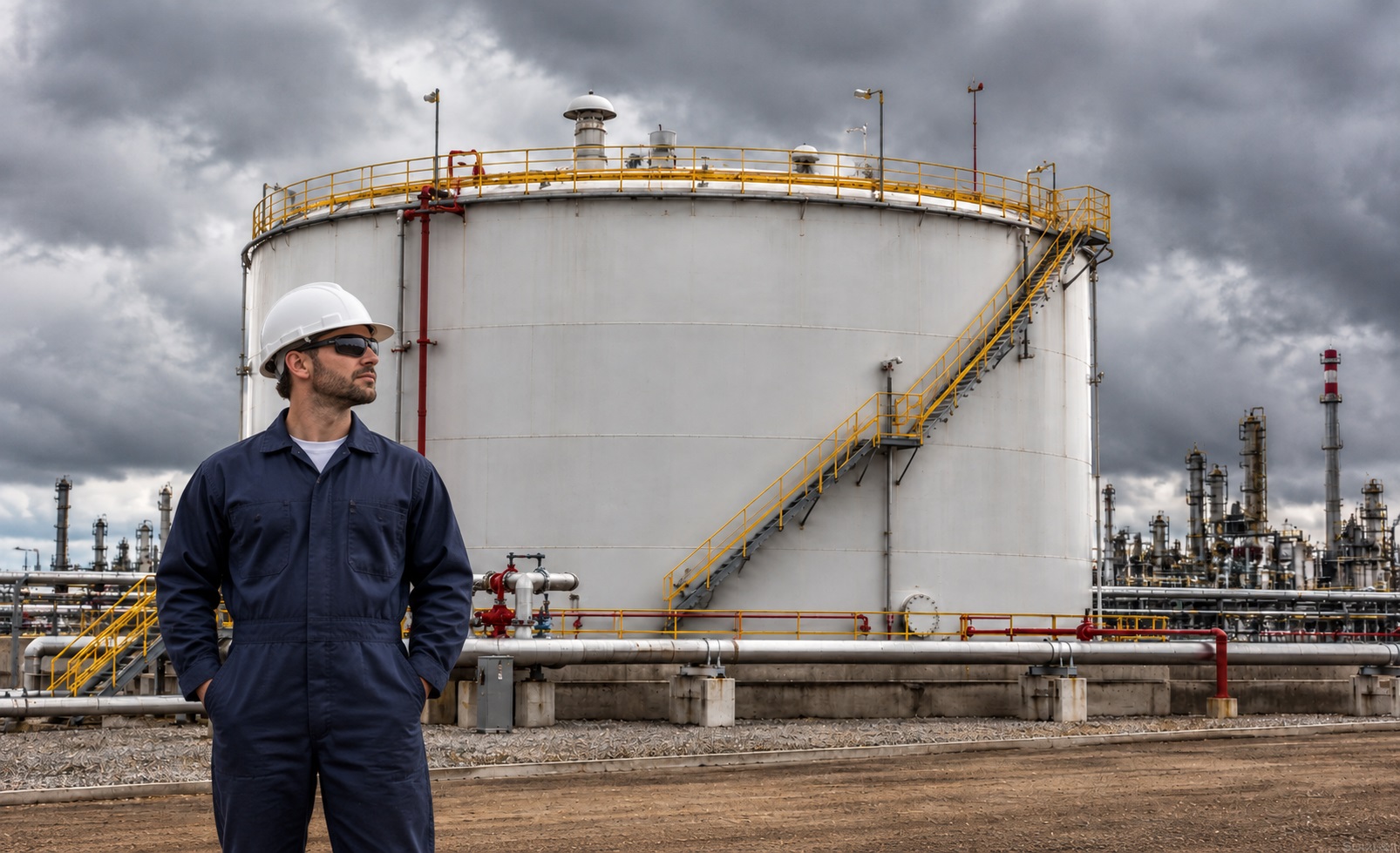Industrial storage terminal and energy infrastructure